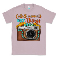 Lilac collect moments not things sunflower gemstone vintage camera Classic Tee - FaDigitalArtStudio