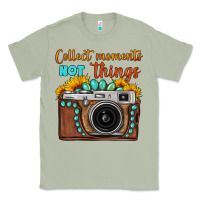 Matcha collect moments not things sunflower gemstone vintage camera Classic Tee - FaDigitalArtStudio