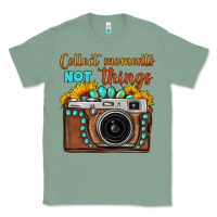 Sage collect moments not things sunflower gemstone vintage camera Classic Tee - FaDigitalArtStudio