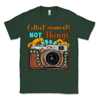 Sports Green collect moments not things sunflower gemstone vintage camera Classic Tee - FaDigitalArtStudio