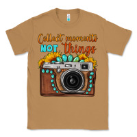 Toasted Coconut collect moments not things sunflower gemstone vintage camera Classic Tee - FaDigitalArtStudio