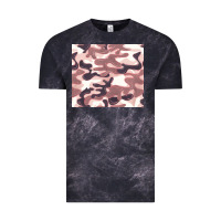 Cloud Black milky camouflage Vintage Tee - BarkalooDesign