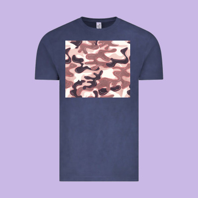 Milky Camouflage Vintage Tee Designed By Barkaloodesign
