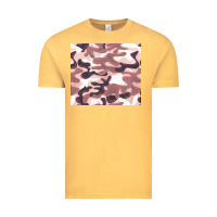 Vintage Mustard milky camouflage Vintage Tee - BarkalooDesign