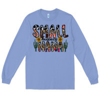 Colony Blue small business nana Long Sleeve Tee - CowhideDigitalArt