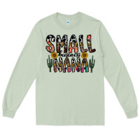 Matcha small business nana Long Sleeve Tee - CowhideDigitalArt