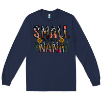 Navy small business nana Long Sleeve Tee - CowhideDigitalArt