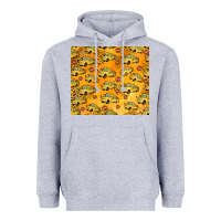 Heather Grey school bus pattern tumbler 20oz Heavyweight Hoodie - Jasminsmagicworld