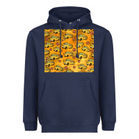 Navy school bus pattern tumbler 20oz Heavyweight Hoodie - Jasminsmagicworld