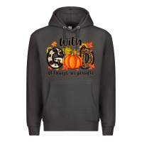 Smoke with god all things are possible Premium Hoodie - MaliasSmallBusiness