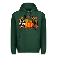 Sports Green with god all things are possible Premium Hoodie - MaliasSmallBusiness