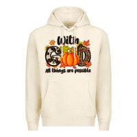 Tofu with god all things are possible Premium Hoodie - MaliasSmallBusiness