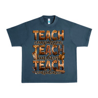 Midnight Navy teach compassion teach kindness teach confidence Urban Heavy Tee - Zillion Design Studio