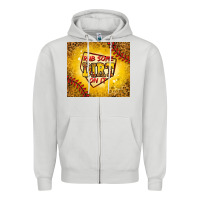 Dove Grey rub some dirt on it softball Zipper Hoodie - Jasminsmagicworld