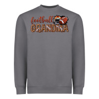 Storm football grandma with leopard Heavyweight Sweatshirt - texasbilliewilder