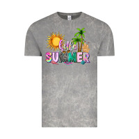 Cloud Rock hello summer with sun Vintage Tee - texasbilliewilder