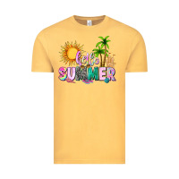 Vintage Mustard hello summer with sun Vintage Tee - texasbilliewilder