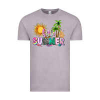 Vintage Zinc hello summer with sun Vintage Tee - texasbilliewilder