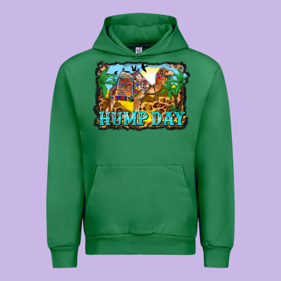 Hump Day Camel And Desert Urban Hoodie Designed By Barkaloodesign