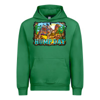 Emerald hump day camel and desert Urban Hoodie - BarkalooDesign