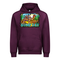 Mauve Wine hump day camel and desert Urban Hoodie - BarkalooDesign