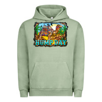 Pigment Oil Green hump day camel and desert Urban Hoodie - BarkalooDesign