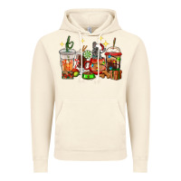 Vintage Artic Christmas coffee cups with French Bulldog Vintage Hoodie - RanaPortraitStore