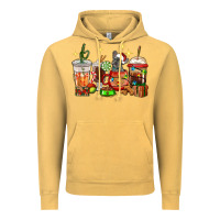Vintage Mustard Christmas coffee cups with French Bulldog Vintage Hoodie - RanaPortraitStore