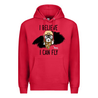 Cardinal I Beleive I Can Fly, Dog, Premium Hoodie - Bettercallsaul