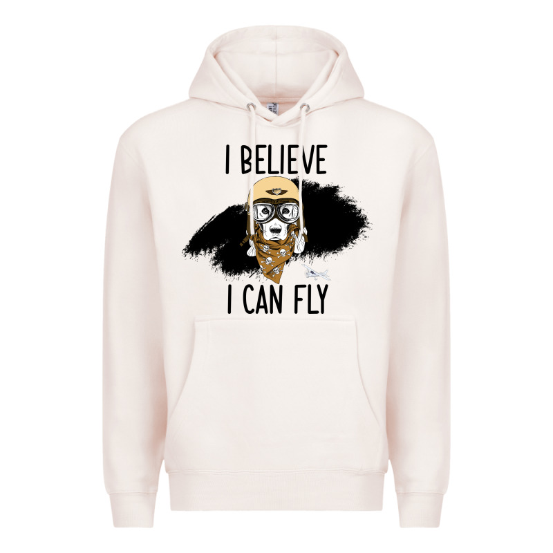 I Beleive I Can Fly, Dog, Premium Hoodie by Bettercallsaul | Teevron