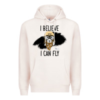 Pale Pink I Beleive I Can Fly, Dog, Premium Hoodie - Bettercallsaul