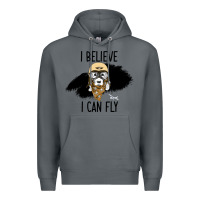 Rock I Beleive I Can Fly, Dog, Premium Hoodie - Bettercallsaul