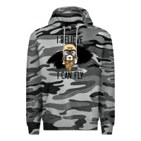 Slate Camo I Beleive I Can Fly, Dog, Premium Hoodie - Bettercallsaul