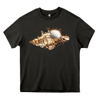 Asphalt murex snail Heavy Core Tee - LillyAllenDesigns