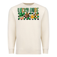 Sandshell lucky dude Premium Sweatshirt - MaliasSmallBusiness