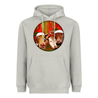 Moon Dust Christmas Cow, Heavyweight Hoodie - Jasminsmagicworld