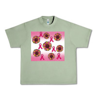 Oil Green breast cancer awareness sunflower Urban Heavy Tee - RanaPortraitStore