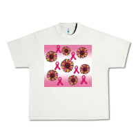 Pistachio breast cancer awareness sunflower Urban Heavy Tee - RanaPortraitStore