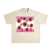 Sandshell breast cancer awareness sunflower Urban Heavy Tee - RanaPortraitStore