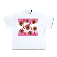 White breast cancer awareness sunflower Urban Heavy Tee - RanaPortraitStore
