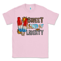 Bubblegum Pink sweet land of liberty Classic Tee - RacoonDesign