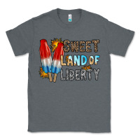 Charcoal Heather sweet land of liberty Classic Tee - RacoonDesign
