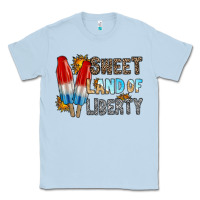 Dusty Blue sweet land of liberty Classic Tee - RacoonDesign