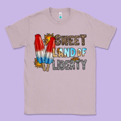 Sweet Land Of Liberty Classic Tee Designed By Racoondesign