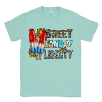 Seafoam sweet land of liberty Classic Tee - RacoonDesign