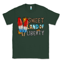 Sports Green sweet land of liberty Classic Tee - RacoonDesign