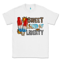 White sweet land of liberty Classic Tee - RacoonDesign