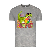 Cloud Rock hello summer rex Vintage Tee - texasbilliewilder