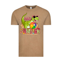 Vintage Coffee hello summer rex Vintage Tee - texasbilliewilder