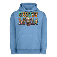 Pigment Pebble Blue show mom camel Urban Hoodie - BarkalooDesign